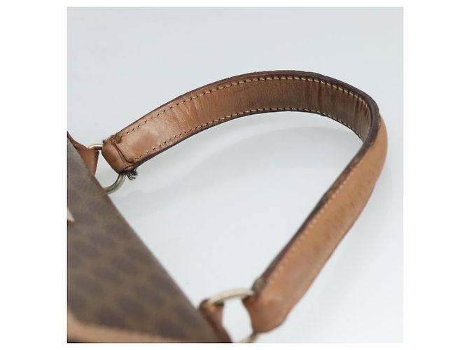 Céline Borsa a mano in tela Macadam CELINE in pelle PVC 2 vie marrone Auth bs21088 - vista 8