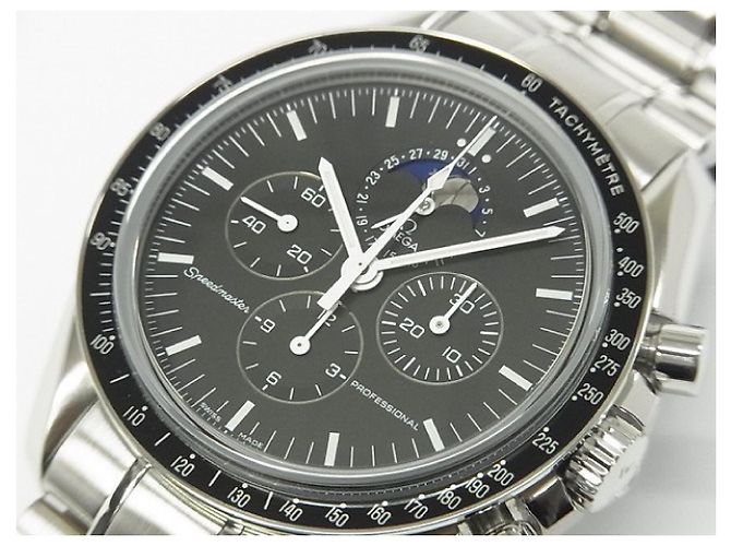 OMEGA Speedmaster Professional MoonPhase Réf.3576.50.00 Produits authentiques Hommes - vue 4