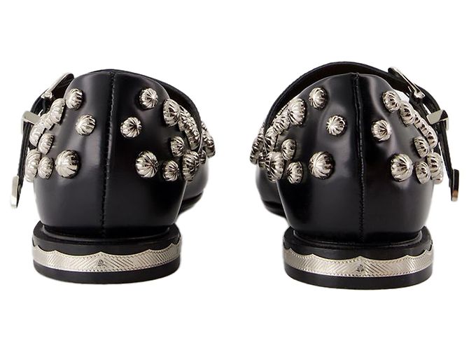 Aj1374 Bailarinas - Toga Pulla - Cuero - Negro - vista 3