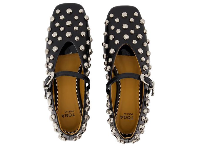 Aj1374 Bailarinas - Toga Pulla - Cuero - Negro - vista 4