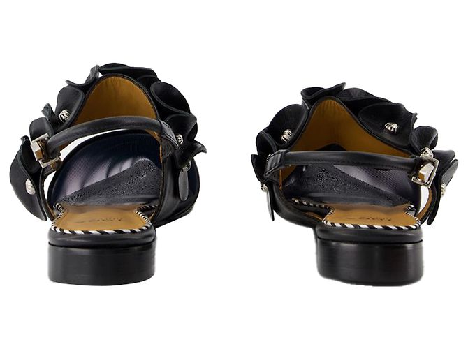 Slingbacks Aj1398 - Toga Pulla - Cuero - Negro - vista 3