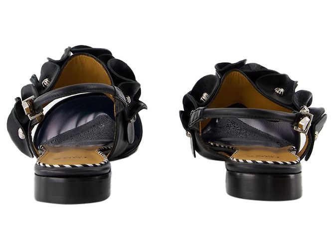 Slingbacks Aj1398 - Toga Pulla - Pelle - Nero - vista 3