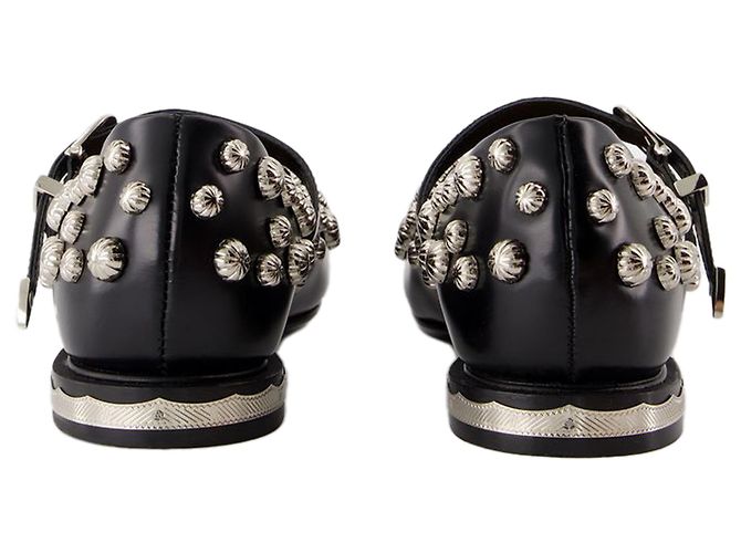 Aj1374 Bailarinas - Toga Pulla - Cuero - Negro - vista 3