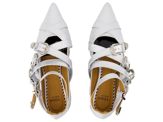Bailarinas Aj926 - Toga Pulla - Cuero - Plata Metálico - vista 4