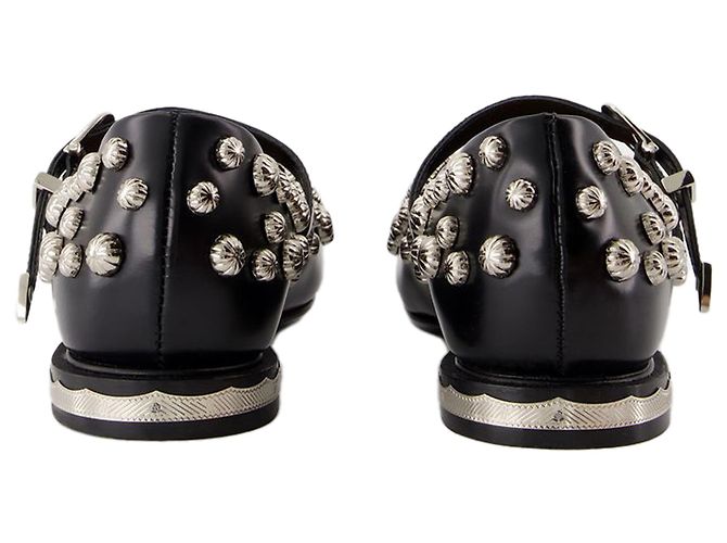 Aj1374 Bailarinas - Toga Pulla - Cuero - Negro - vista 3