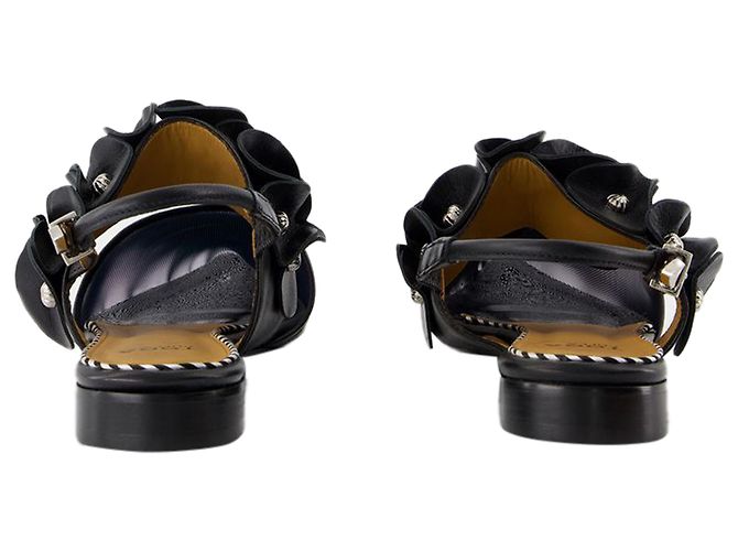 Slingbacks Aj1398 - Toga Pulla - Pelle - Nero - vista 3