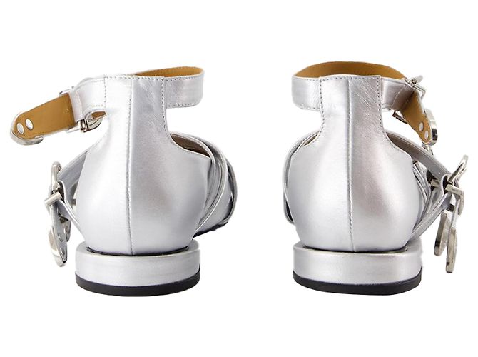 Bailarinas Aj926 - Toga Pulla - Cuero - Plata Metálico - vista 3