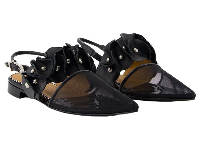 Slingbacks Aj1398 - Toga Pulla - Pelle - Nero - vista 2