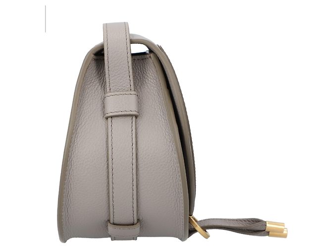 Bolsa Chloé Marcie Small Saddle Cinza - vista 3