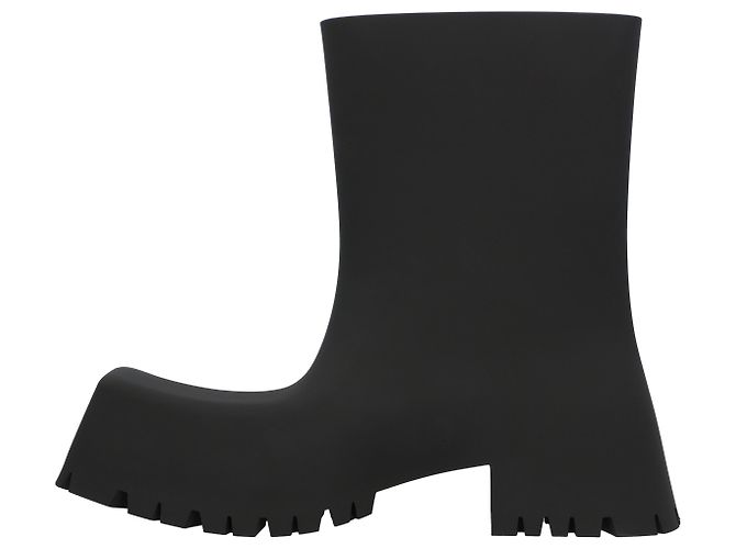Stivale in gomma Trooper Balenciaga nero - vista 2