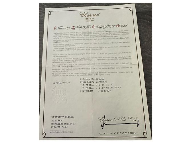 Chopard Numero di serie del diamante felice:3081639 Silver hardware - vista 14