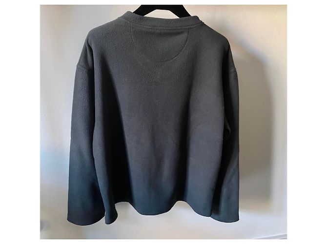 Autre Marque Schiefergrauer Fleece-Pullover mit V-Ausschnitt Größe L-XL Familienhaus - Ansicht 12