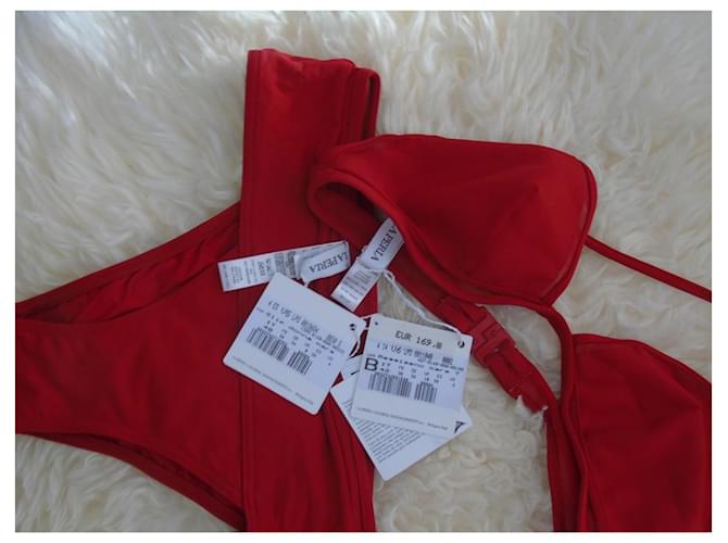 La Perla Bikini Triángulo Rojo Roja - vista 13