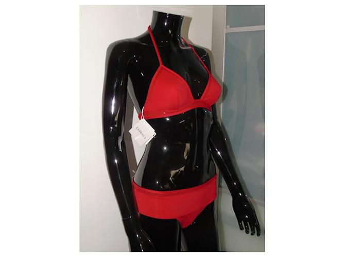 La Perla Bikini Triángulo Rojo Roja - vista 4