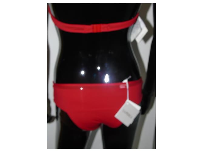 La Perla Bikini Triángulo Rojo Roja - vista 6