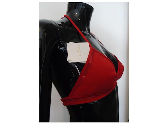 La Perla Bikini Triángulo Rojo Roja - vista 9