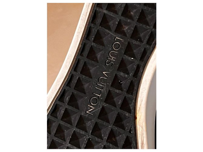 Stivali Louis Vuitton Blu Scuro Pelle Monogramma - vista 15