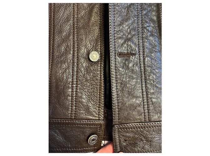 Dolce & Gabbana Lederjacke braun - Ansicht 16