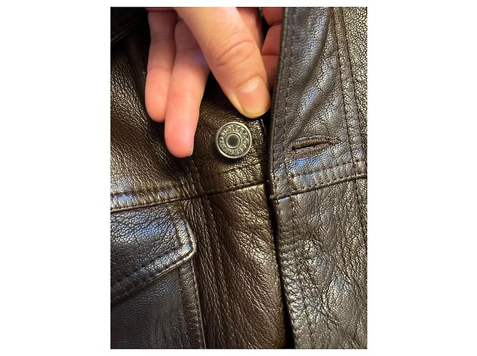Dolce & Gabbana Lederjacke braun - Ansicht 4