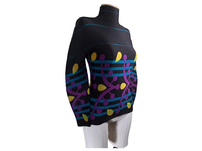 Top Issey Miyake Cauliflower em Poliéster Multicor - vista 2