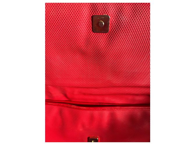 Borsa a tracolla Fendi Sas in pelle intrecciata rossa Rosso - vista 6