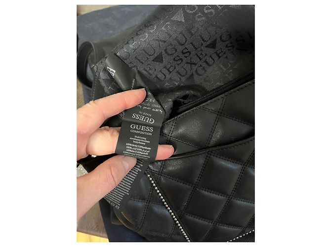Borsa a tracolla Guess in pelle nera Nero - vista 5