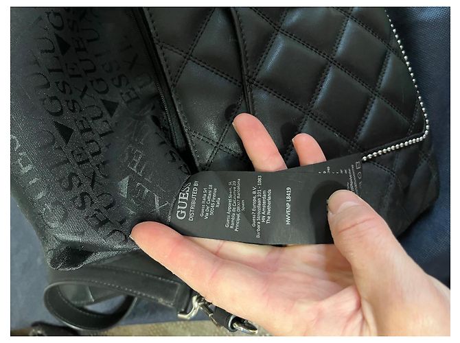 Borsa a tracolla Guess in pelle nera Nero - vista 6