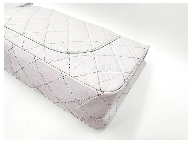 Borsa Chanel 2.55 Reissue Maxi Double Flap Grigio - vista 17