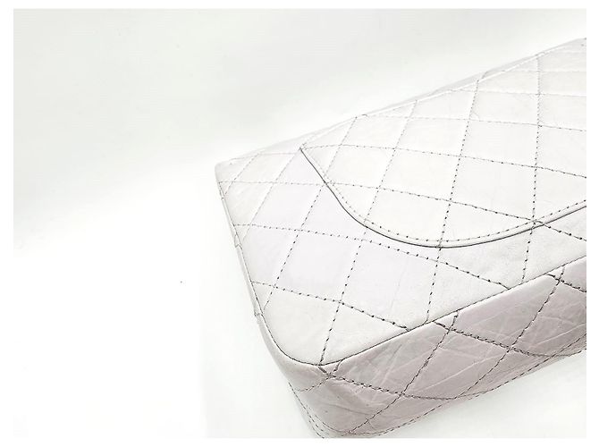 Borsa Chanel 2.55 Reissue Maxi Double Flap Grigio - vista 18