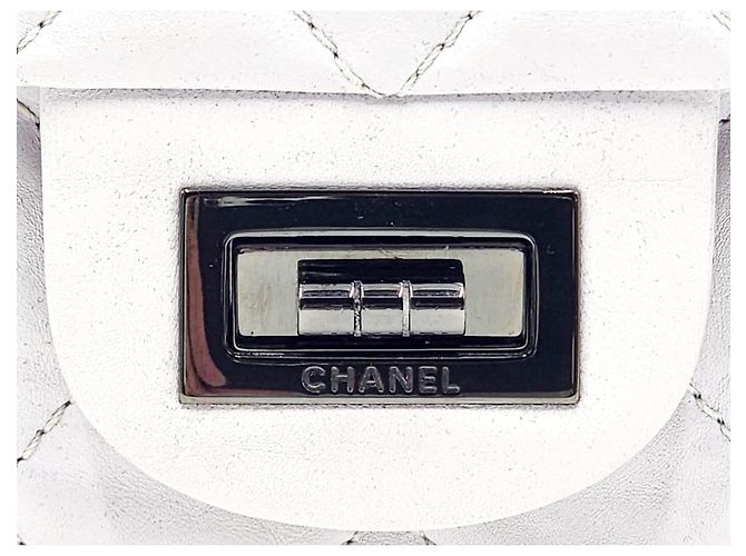 Borsa Chanel 2.55 Reissue Maxi Double Flap Grigio - vista 3