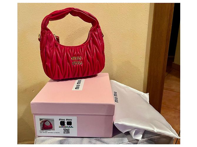 MIU MIU Wander Mini Hobo Tasche - vista 2
