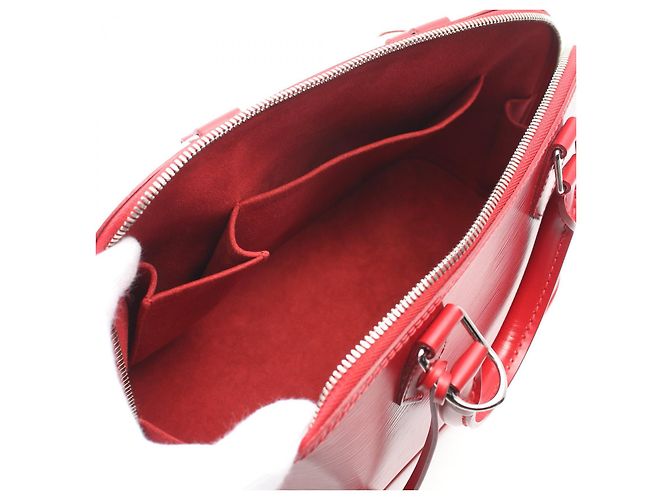 Louis Vuitton Alma Epi Red Leather Handbag M4058E - view 3