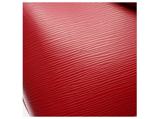 Louis Vuitton Alma Epi Red Leather Handbag M4058E - view 6