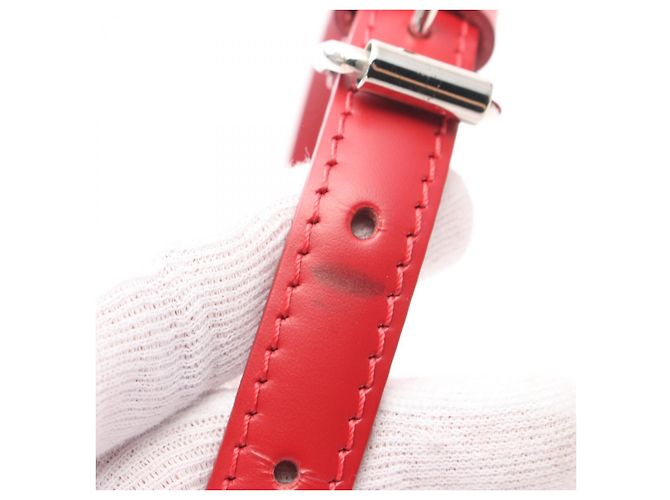 Louis Vuitton Alma Epi Red Leather Handbag M4058E - view 9