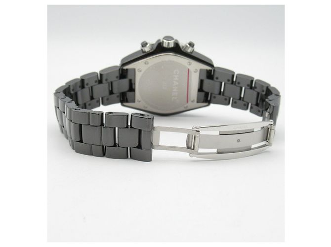 Chanel J12 Ceramic Chronograph Watch H2419 Black - view 4