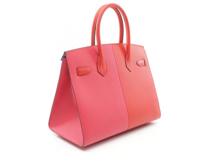 Hermès Sac à main Hermes Birkin 30 Rouge/Rose - vue 2