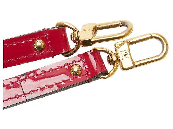 Sac à main Louis Vuitton Alma BB en cuir verni M50565 Rose - vue 4