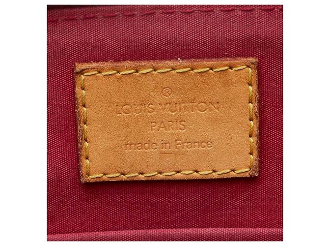 Sac à main Louis Vuitton Alma BB en cuir verni M50565 Rose - vue 6