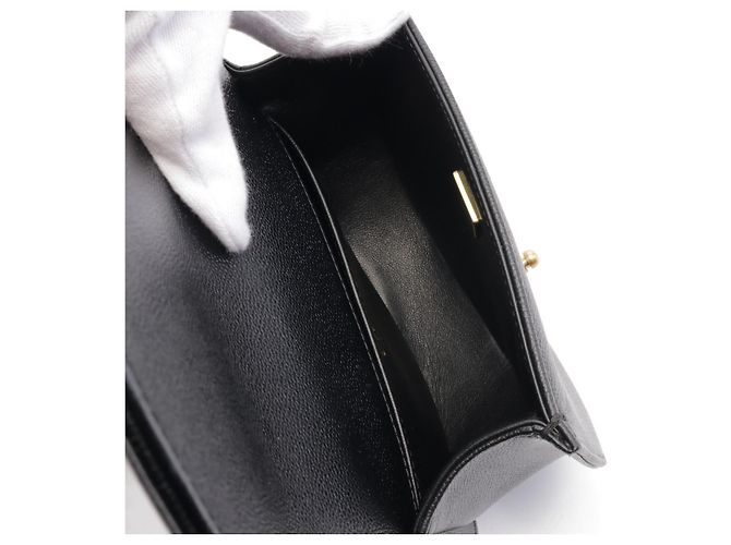 Borsa a Spalla Chanel Boy Small Nera AS3350 Nero - vista 3