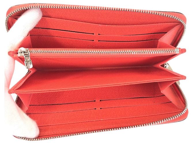 Louis Vuitton Epi Zippy Wallet Orange Leather - view 2