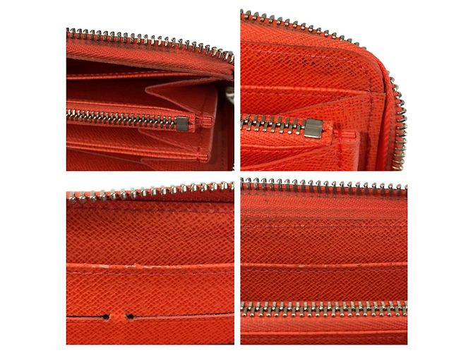 Louis Vuitton Epi Zippy Wallet Orange Leather - view 7