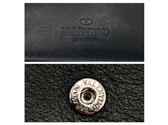 Cartera de cuero y lona de camuflaje Valentino - vista 4