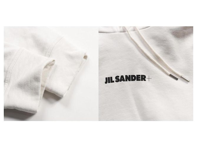 Jil Sander J47GU0002 Sweat à capuche en coton - vue 10