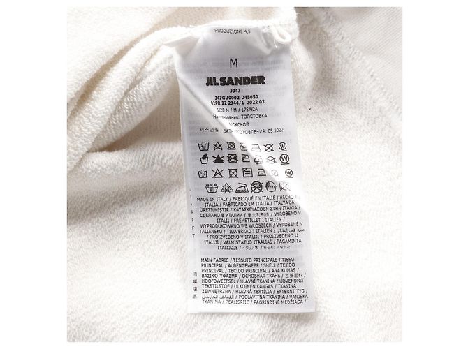 Jil Sander J47GU0002 Sweat à capuche en coton - vue 4