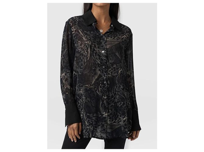 Autre Marque Camicia Saint & Sofia Madison Spot Feather Multicolore - vista 2