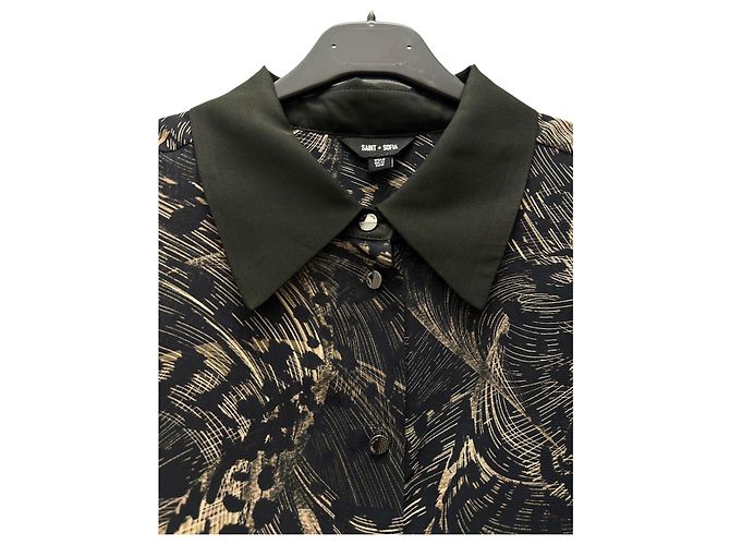 Autre Marque Camicia Saint & Sofia Madison Spot Feather Multicolore - vista 4