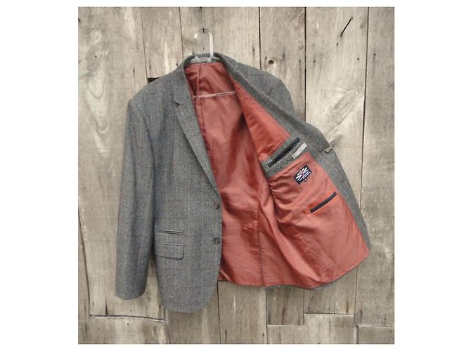 Autre Marque Cambridge Jacket Grey Wool Polyester - view 3