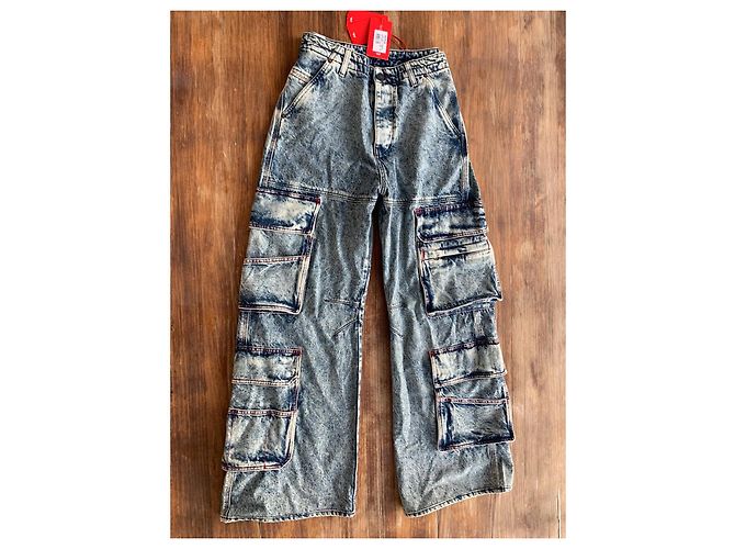 Diesel Jeans red : D SIRE CARGO Azul claro - vista 2