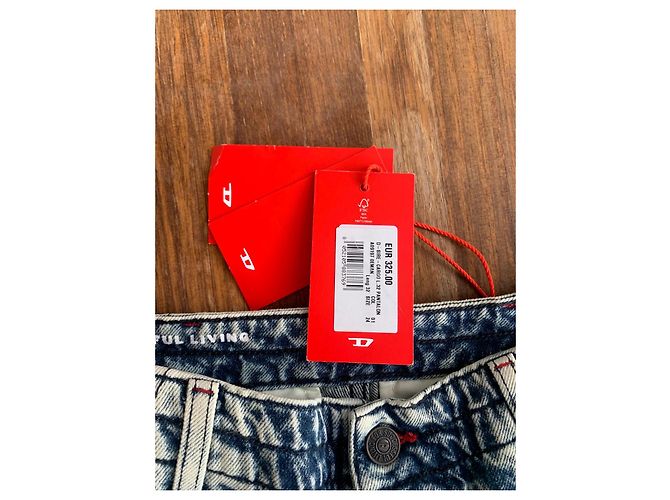 Diesel Jeans red : D SIRE CARGO Azul claro - vista 3