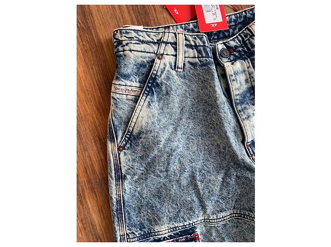 Diesel Jeans red : D SIRE CARGO Azul claro - vista 4